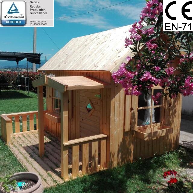 Casetta In Legno Per Bambini Da Giardino 1.1m² Con Pavimento - Modello Timbela M516 Per Esterno - Foto 11