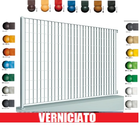 Pannello Recinzione Grigliato - Ferro Zincato, Maglia 69x132mm, Misura 1992x1985mm, Made Italy - Foto 4
