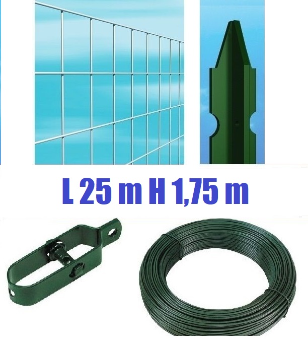 Paletti In Ferro Per Recinzioni Paletti Per Recinzioni Esterni Palo In Ferro A T Plastificato Verde - 30x30x3mm, Per Recinzioni Metalliche, Made In Italy Recinzione Metallica Pali Recinzione 30x30x3 Mm - 12