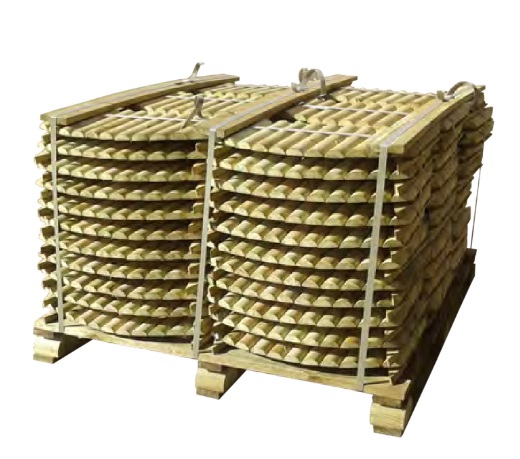 Bordura In Legno Per Aiuole E Giardino – Steccato Rigido Orizzontale Extraforte 95x8 Cm