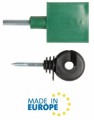 Isolatore ad Anello Vite Legno con Anima in Metallo ITALFROM Confezione 150/25 Pezzi per Recinzioni Elettriche