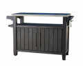 TAVOLINO PER BBQ IN RESINA CM. 123,70x54x90h