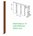 Piantana a Cementare Profilo a 