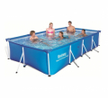 Piscina Fuoriterra Con Telaio 400 x 211 x 81h cm E Pompa Filtrante Da 1.249 L/h