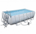 Piscina Fuoriterra Con Scaletta E Pompa Filtrante 404 x 201 x 100h cm