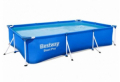 Piscina Fuoriterra Con Telaio Rettangolare 300 x 201 x 66h cm