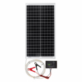 Pannello solare monocristallino 30 W con regolatore di carica