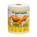 Filo recinto elettrico 400 m, resistenza alla rottura 65 kg, resistenza elettrica 4,8 O/m.