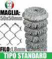25mt-ROTOLO RETE METALLICA ZINCATA