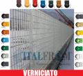Pannello Recinzione Modulare in Grigliato Zincato Verniciato Classic- Maglia:mm69X132 - Misura:mm1992x 1195 h