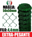 25mt-ROTOLO RETE METALLICA ZINCATA PLASTIFICATA 