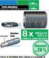 25 Kg -Filo Zincato per Vigneto- Zincatura Forte - Diametro 1,8mm