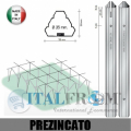 CONF. 50 PZ - PALI TRIANGOLARI PREZINCATI 