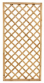 Pannello Grigliato Diagonale in Legno di Pino Impregnato per Giardino - cm 90x180h