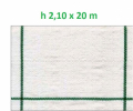 Telo per Pacciamatura  Bianco Quadrettato Tessuto Polipropilene Antistrappo - mt 20 x 2,10  H
