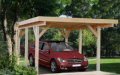 Tettoia - Carport in Legno Lamellare d' Abete Nordico - cm 360x512 cm - ITALFROM52