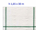 Telo per Pacciamatura  Bianco Quadrettato Tessuto Polipropilene Antistrappo - mt 30 x 1,65  H