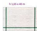 Telo per Pacciamatura  Bianco Quadrettato Tessuto Polipropilene Antistrappo - mt 40 x 1,65  H