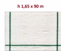 Telo per Pacciamatura Bianco Quadrettato Tessuto Polipropilene Antistrappo - mt 90 x 1,65 H