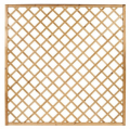 Pannello Grigliato Diagonale in Legno di Pino Impregnato per Giardino - cm150x180h