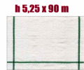 Telo per Pacciamatura  Bianco Quadrettato Tessuto Polipropilene Antistrappo - mt 90 x 5,25  H