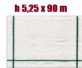 Telo per Pacciamatura Bianco Quadrettato Tessuto Polipropilene Antistrappo - mt 90 x 5,25 H