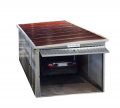 Box Garage Deposito Prefabbricato Coibentato in Acciaio Zincato 500x300 cm