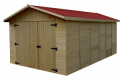 Garage Eden 2848 in Legno Massello non Trattato - cm 280x480cm - ITALFROM 435