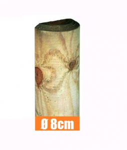 MEZZI PALI IN LEGNO DI PINO NORDICO TORNITI IMPREGNATI- TRATTATI CLASSE - Foto 12